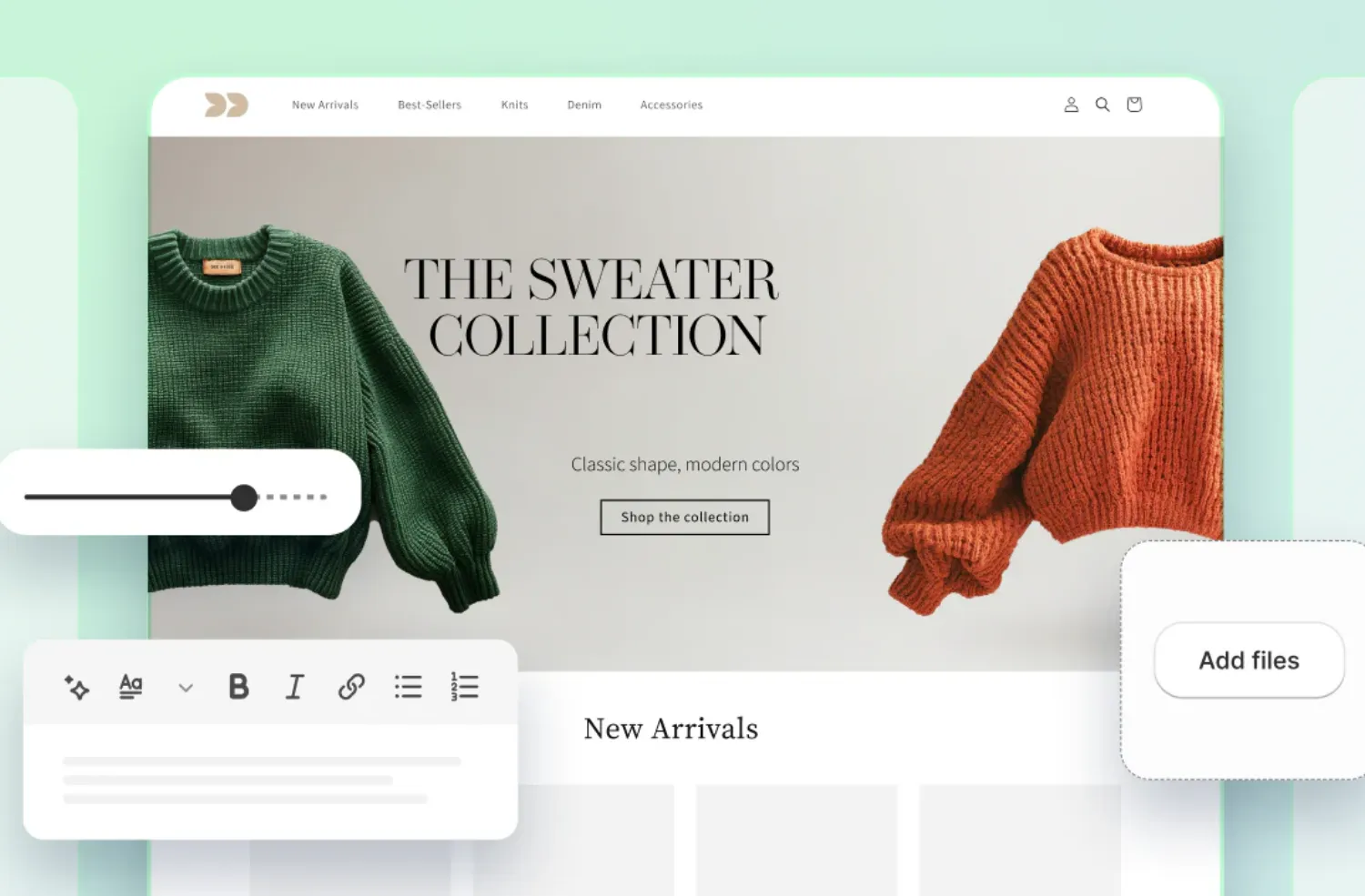 Professional Shopify e-commerce store design